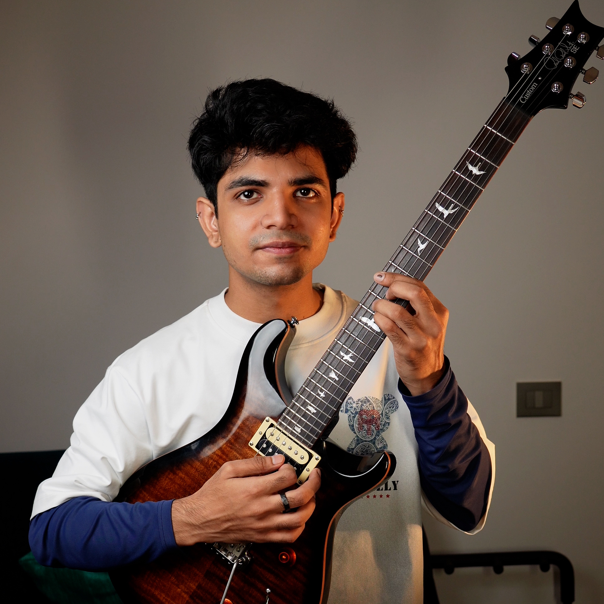 Priyanshu with Guitar